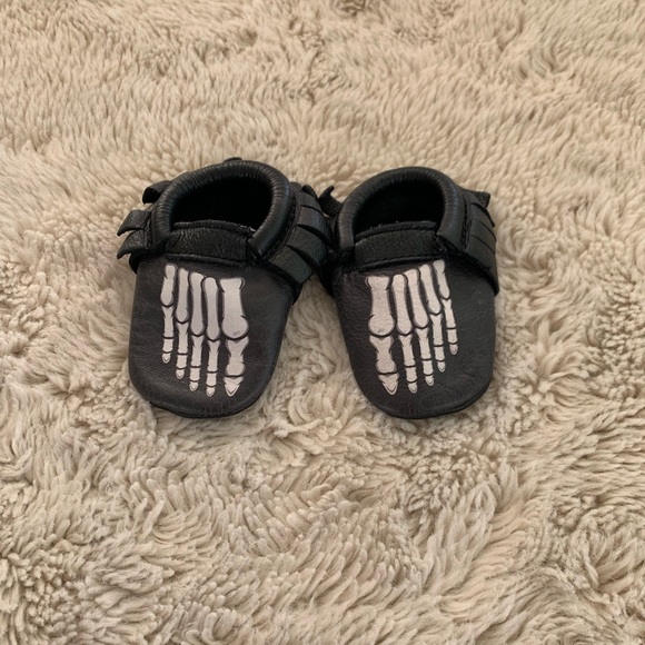 skeleton moccasins